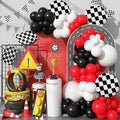 Racing Car Balloons Arch Garland Kit, Wheels Balloon by Paeyeq