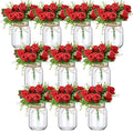 XunYee 10 Set Mason Jars for Centerpieces, Romantic Table Centerpiece Decor by XunYee