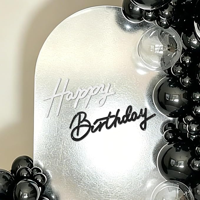 TONIFUL Happy Birthday Sign for Backdrop by TONIFUL