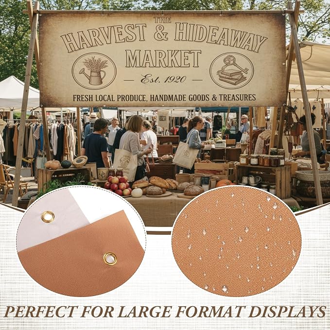 Zonon Large Blank Banners And Signs Polyester Oxford Cloth Sublimation Banner - Image 3