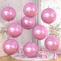 Pink Round Foil Balloons 9 pcs by Cledeco