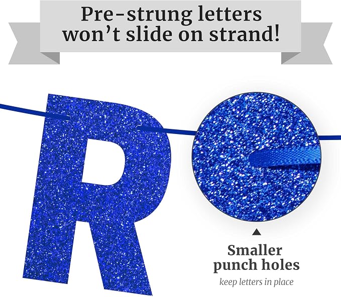 Pre-Strung Happy Birthday Banner - Image 4