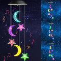 Toodour Solar Wind Chimes, Color Changing Wind Chimes Moon and Star | LED by Toodour