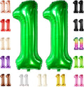KatchOn Dark Green Number 11 Balloon 40 Inch, 11th Birthday Balloon Decor | by KatchOn