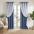 PONY DANCE Double Layers Curtains by PONYDANCE