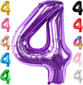 KatchOn Giant Purple 4 Balloon Number by KatchOn