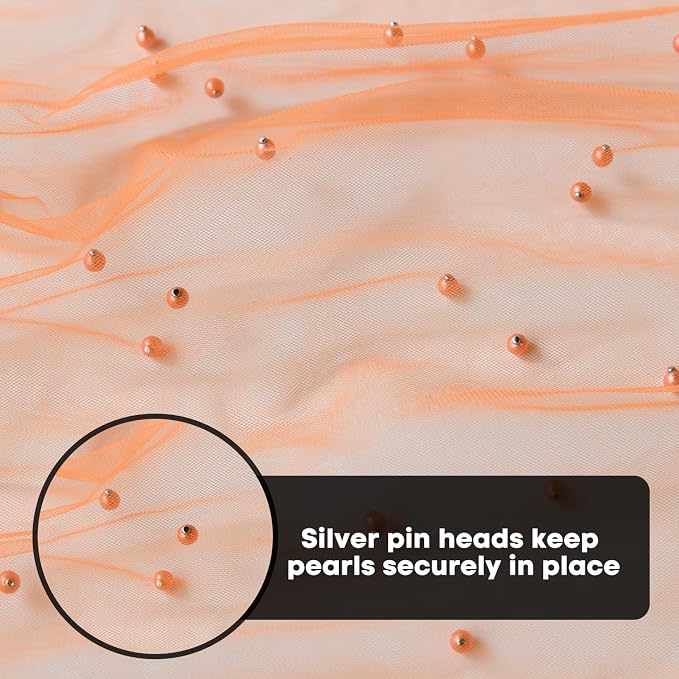 Artoid Mode Pearl Orange Gauze Table Runner 120 Inch 10FT, Seasonal Sheer - Image 5