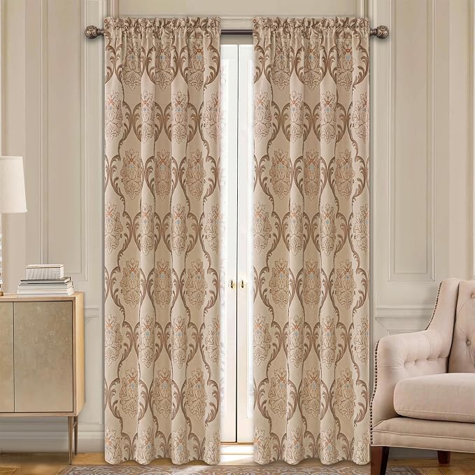 Loom and Mill Elegant Jacquard Curtains - Image 2