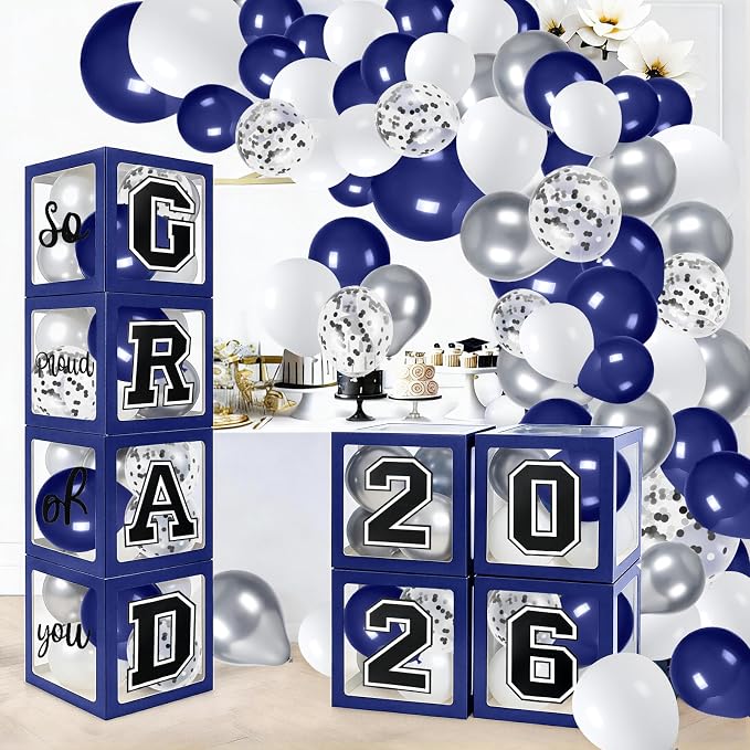 Graduation Decorations 2026 Graduation Party Decorations Set of 4 Boxes by Labrostar