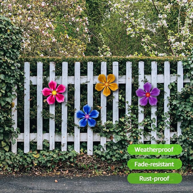 Giyyomtr Flowers Outdoor Wall Decor - Image 3