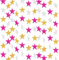 BEISHIDA Pink and Gold Paper Star Garland Decor Twinkle Star Banner Backdrop by Beishida