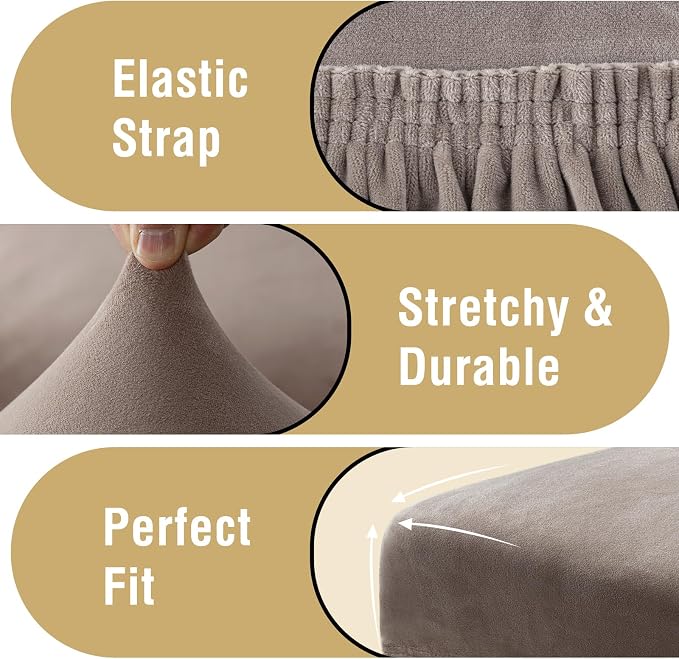 H.VERSAILTEX Dining Chair Covers Stretch - Image 7