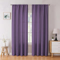 Tollpiz Linen Curtains Living Room Rod Pocket Semi Sheer Curtain Burlap Light by Tollpiz