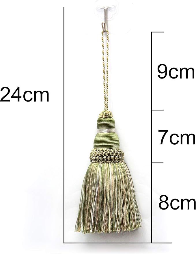 4Pcs Colorful Tassel Key Tassels DIY Accessories | 9.5 Inch Tassels - Image 2