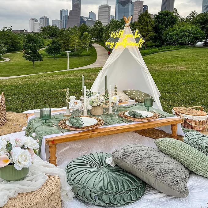 10 Pack Sage Green Cheesecloth Table Runner 22x120 Inch Boho Gauze Table Runners - Image 8