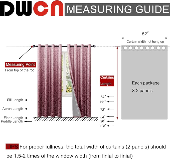 DWCN Christmas Blackout Curtains - Image 8
