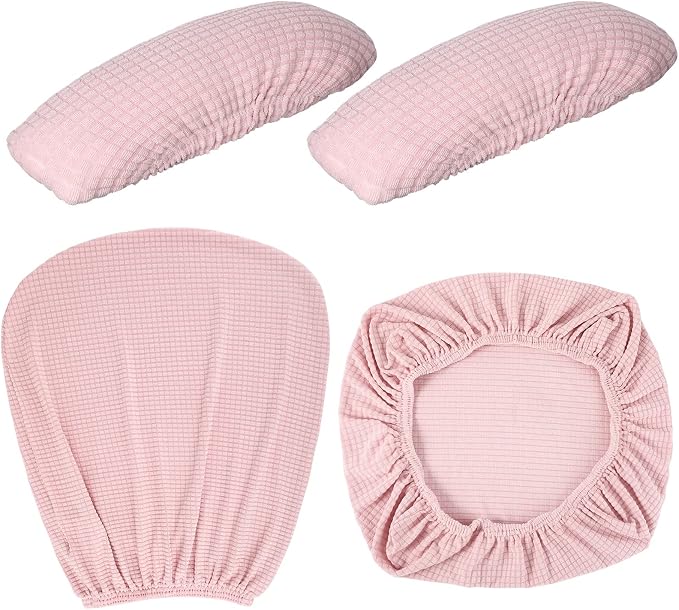 4 Pcs Office Chair Covers Set Computer Universal Protective Stretchable Chair - Image 7