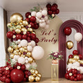 Burgundy Balloon Garland Arch Kit by Adeyoo