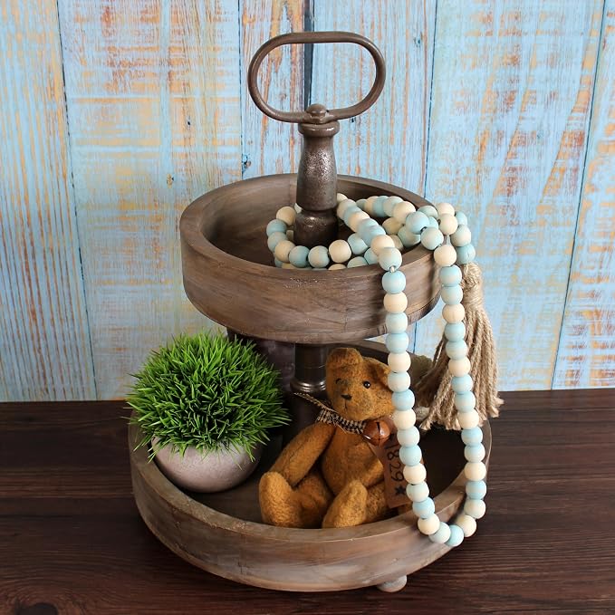 CVHOMEDECO. Wood Beads Garland - Image 3