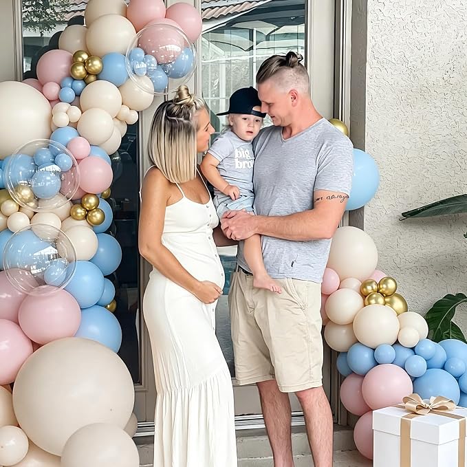 Gender Reveal Balloon Arch Kit for Gender Reveal Baby Shower Decorations | Pink - Image 4