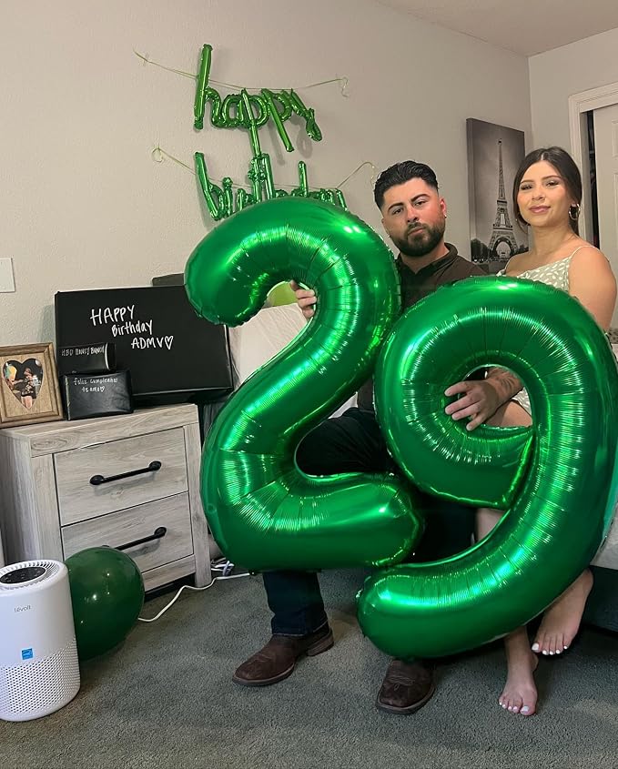 Green Number 2 Balloon 40 Inch - Image 8
