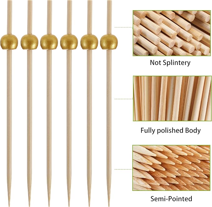 200 Pcs Cocktail Picks, Fancy Toothpicks - Image 4
