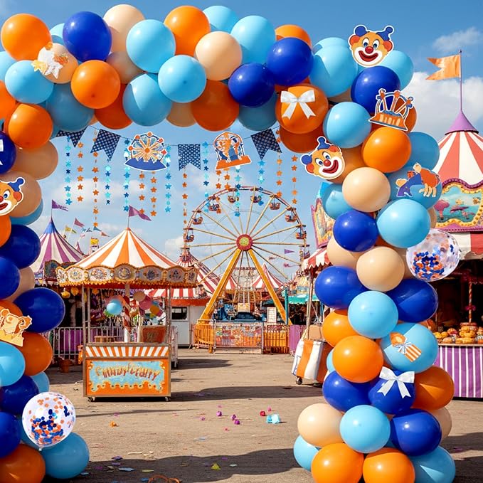 RUBFAC Blue and Orange Balloons Kit, 2026 Graduation Party Balloon - Image 7