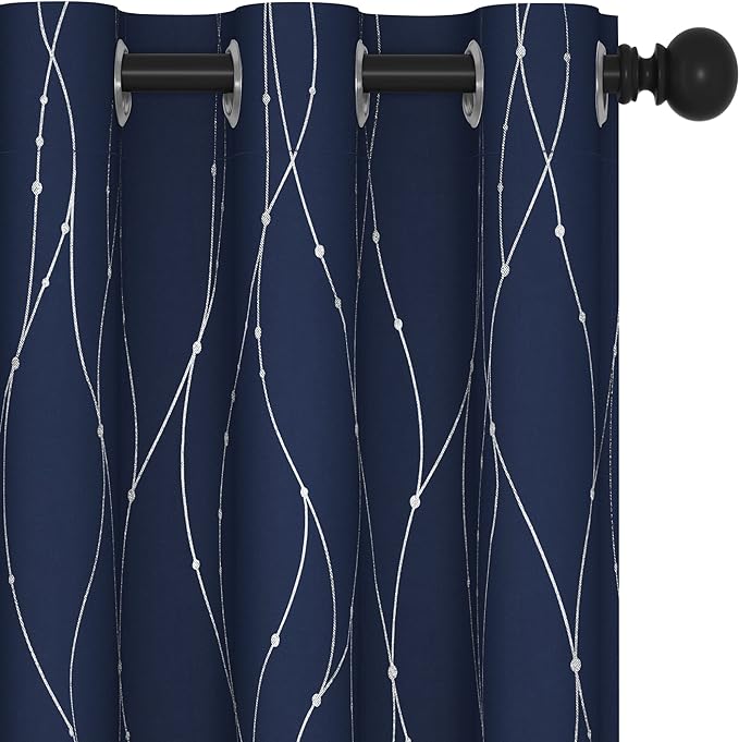 Deconovo Living Room Curtains 72 Inches Long, Thermal Insulated, Room Darkening by Unknown