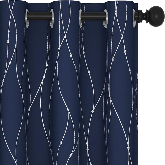 Deconovo Living Room Curtains 84 Inches Long, Thermal Insulated, Room Darkening by Unknown