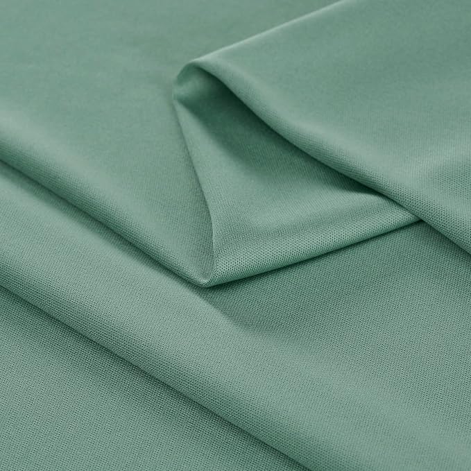 10 ft x 10 ft Sage Green Backdrop Curtains - Image 5