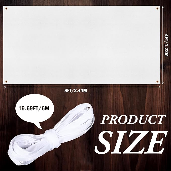Zonon Large Blank Banners And Signs Polyester Oxford Cloth Sublimation Banner - Image 2