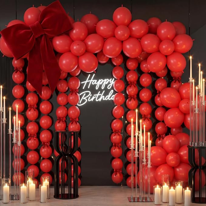100 Pcs Link Balloon Quick Linking Latex Connected Balloons Linkable - Image 3