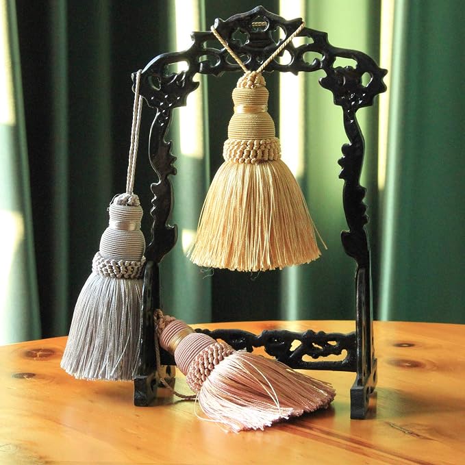 2Pcs Colorful Tassel Key Tassels DIY Accessories | 9.5 Inch Tassels - Image 4