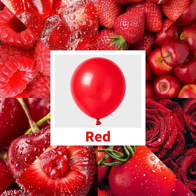 Red Balloon Arch Kit 111Pcs 18 12 5 Inch Different Sizes Latex Balloons Garland - Image 2