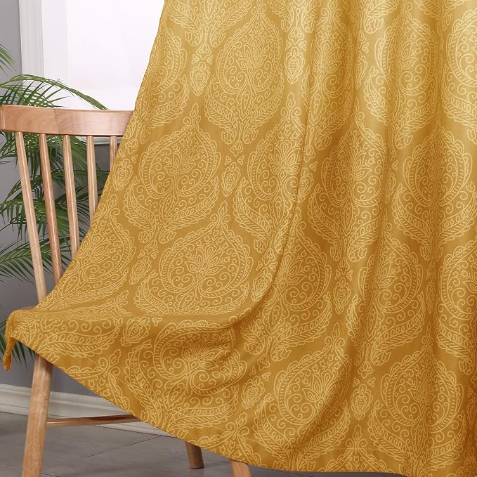DWCN Fall Ombre Blackout Curtains - Image 3