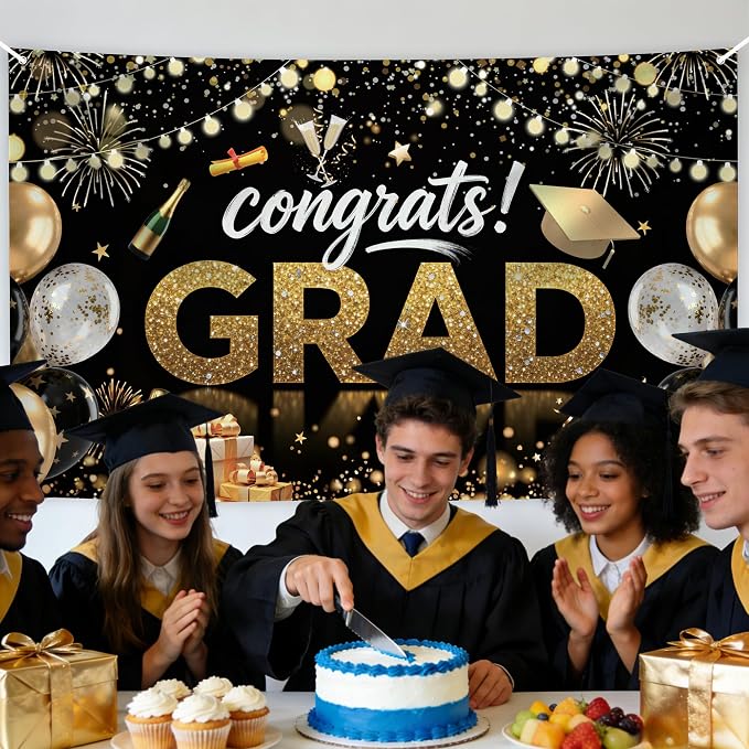 Class of 2026 Graduation Banner graduation photo Backdrop - Image 7