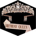 Fesciory Birthday Crown for Women, Adult Fit, Coming of Age Gifts & Halloween by Fesciory