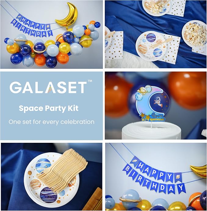 Outer Space Birthday Party Decorations and Supplies, Serves 20 - Image 4