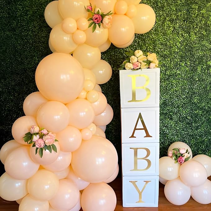 Voircoloria 66pcs Blush Nude Latex Party Balloons, 12inch | - Image 6