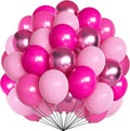 Firomi Metallic Chrome Pink Balloons Set 12-inch 70 pack | Chrome Hot Pink by Firomi