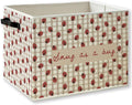 Ladybug Kids Nursery Foldable Storage Bins Box by KSDUT