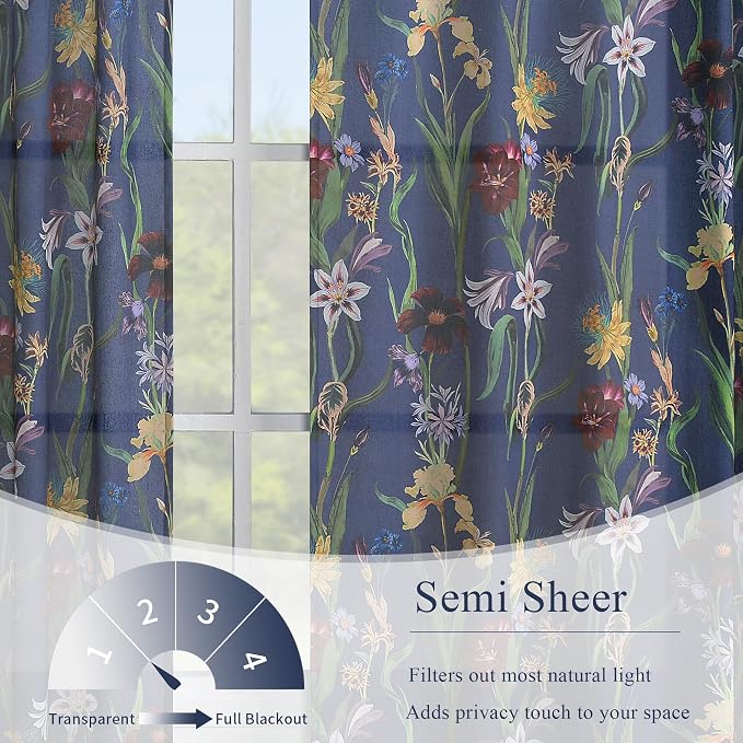 Schweek Boho Curtains 2 Panels 96 Inches Long - Image 3