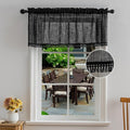 Beda Home Tassel Linen Textured Swag Curtain Valance by BedaHomeBedaLife