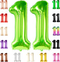 KatchOn Light Green Number 11 Balloon 40 Inch, 11th Birthday Balloon Decor | by KatchOn