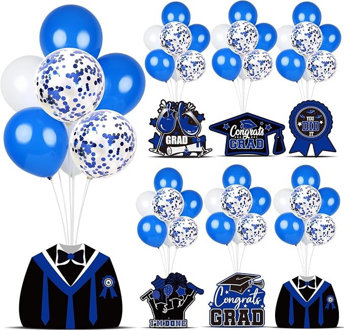 6 Sets 2026 Graduation Balloon Stand Kit by Unknown