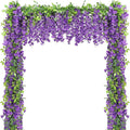 Findosom 5Pcs Total 36FT Wisteria Artificial Flowers Garland by Findosom