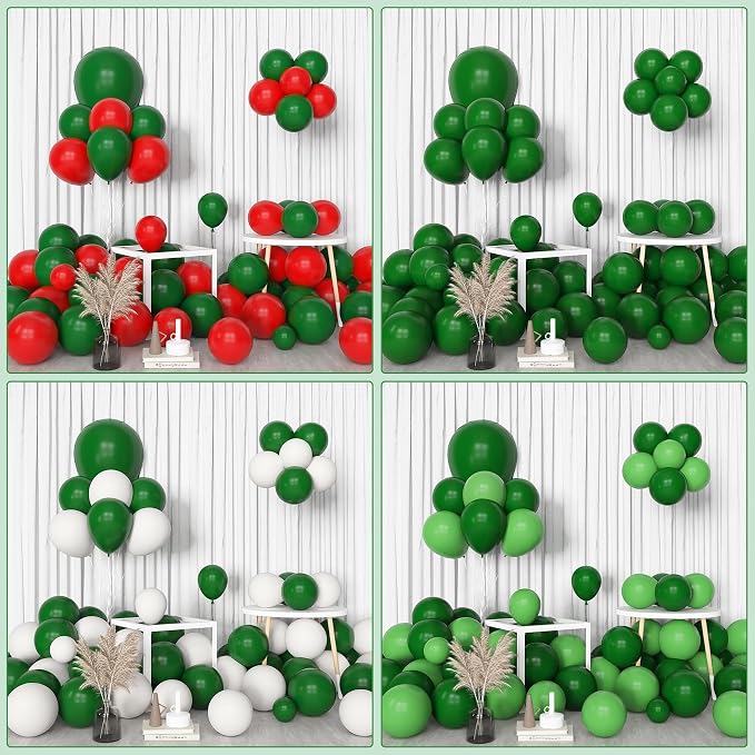 Amandir 153pcs Dark Green Balloons Arch Garland Kit Different Sizes | 18 12 10 - Image 5