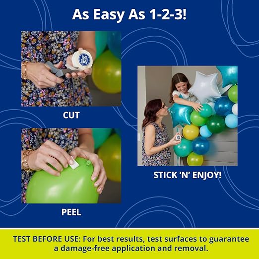 Glue Dots, Balloon Dots, Double-Sided, 300 Dots, DIY Balloon Arch Decoration - Image 3