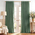 Emerald Green Velvet Thermal Curtains by StangH