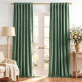 Emerald Green Velvet Thermal Curtains by StangH